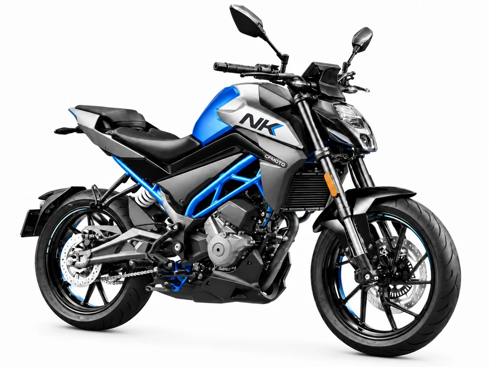 CF MOTO 250NK: CF MOTO 250NK — reviewed model photograph; colour representative
