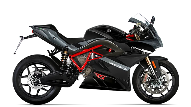 Energica Ego+ RS: Energica Ego+ RS — reviewed model photograph; colour representative