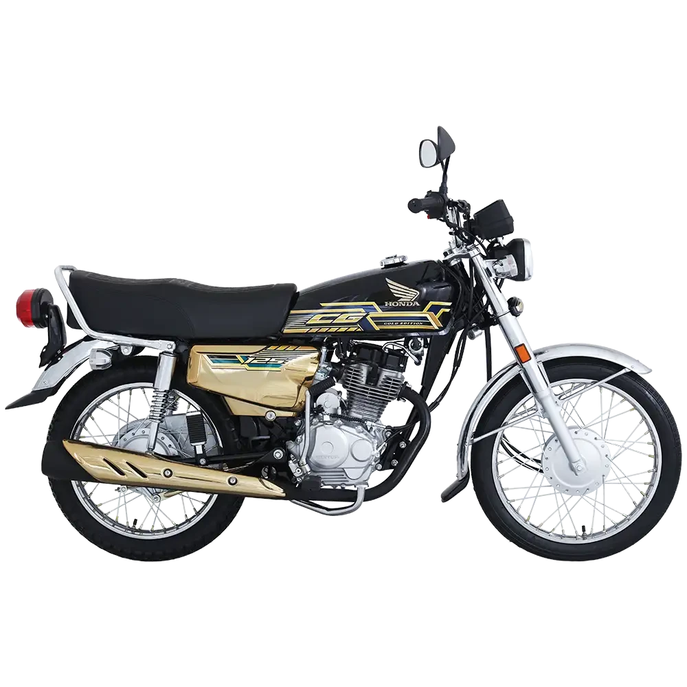 Honda CG 125S GOLD: Honda CG 125S GOLD — reviewed model photograph; colour representative