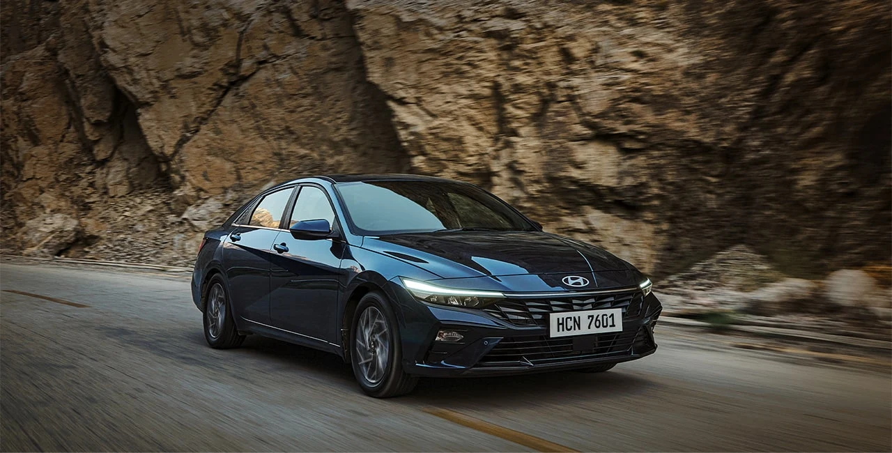 Hyundai Elantra Hybrid: Hyundai Elantra Hybrid — Official Pakistan distributor product image.