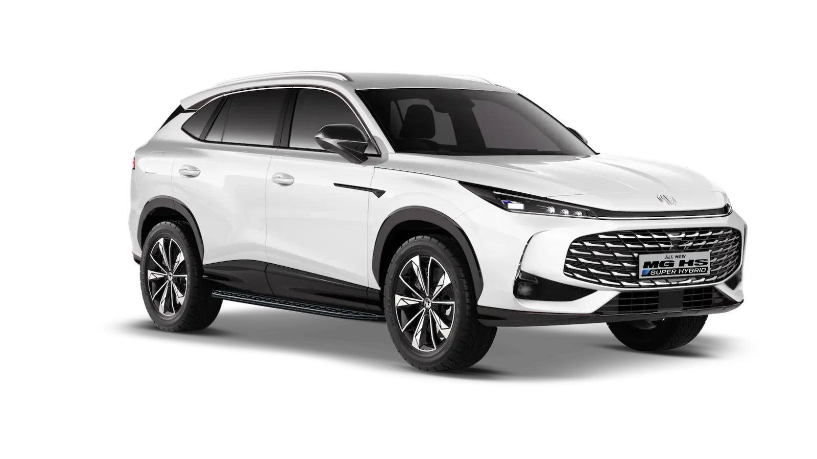 MG HS Super Hybrid: MG HS Super Hybrid — Official Pakistan distributor model depiction; market catalogue year differs from image source year where applicable.