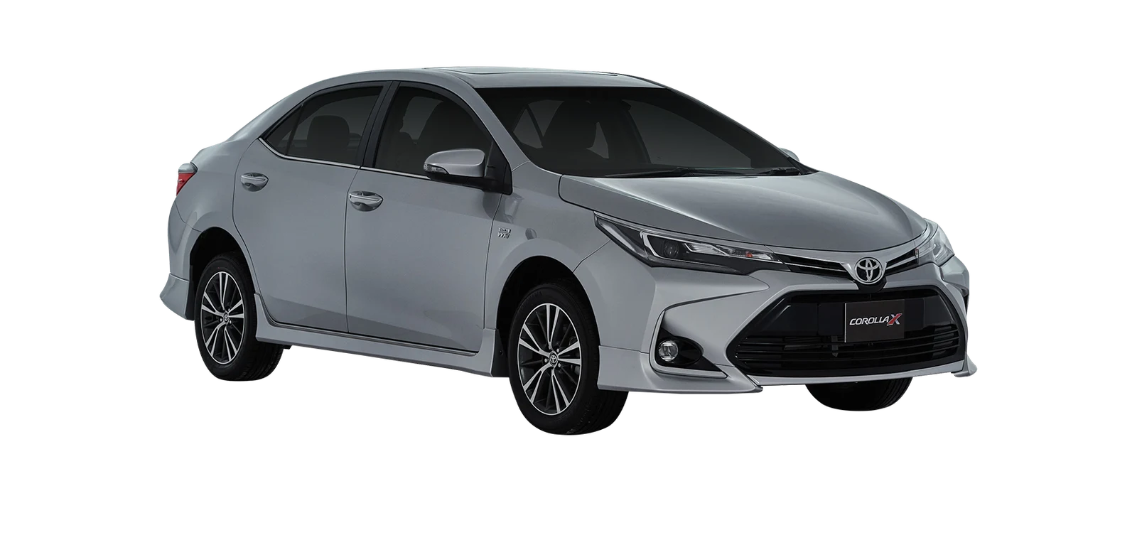 Toyota Corolla: Toyota Corolla — Official Pakistan distributor model depiction; market catalogue year differs from image source year where applicable.