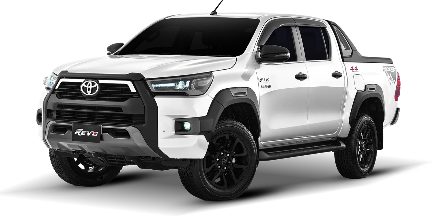 Toyota Hilux Revo: Toyota Hilux Revo — Official Pakistan distributor model depiction; market catalogue year differs from image source year where applicable.