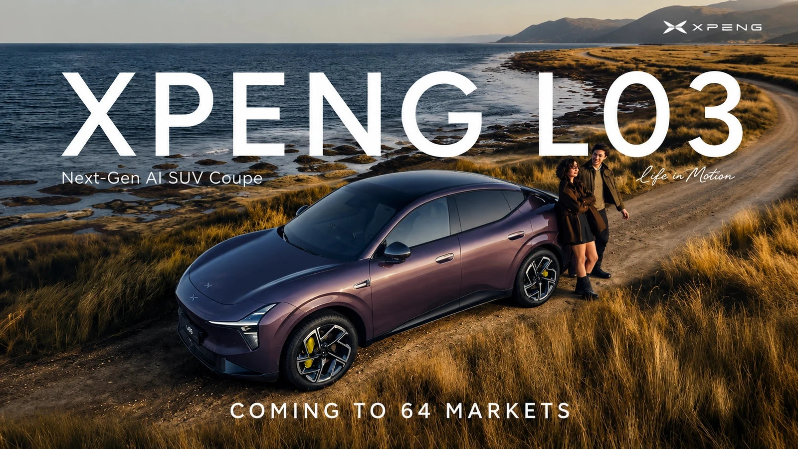 Xpeng L03: Xpeng L03 — Manufacturer/distributor model image. Representative equipment and colour may differ from Pakistan delivered variant.